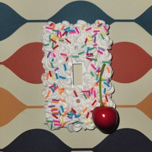 Fake Cake Light Switch Plate