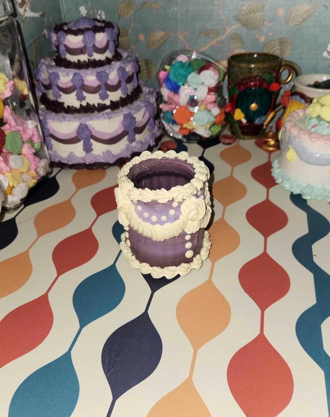 Fake Cake Containers Purple Fake Cake Container - Etsy
