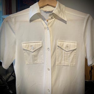 Camisa de manga corta de los años 70