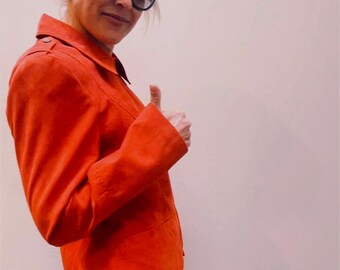 Vegan Suede Bomber Jacket