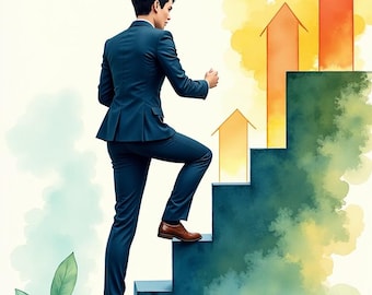 Corporate Ladder AI Template: Career Progression Framework (Digital)