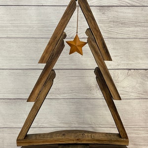 Bourbon Barrel Stave Christmas Tree