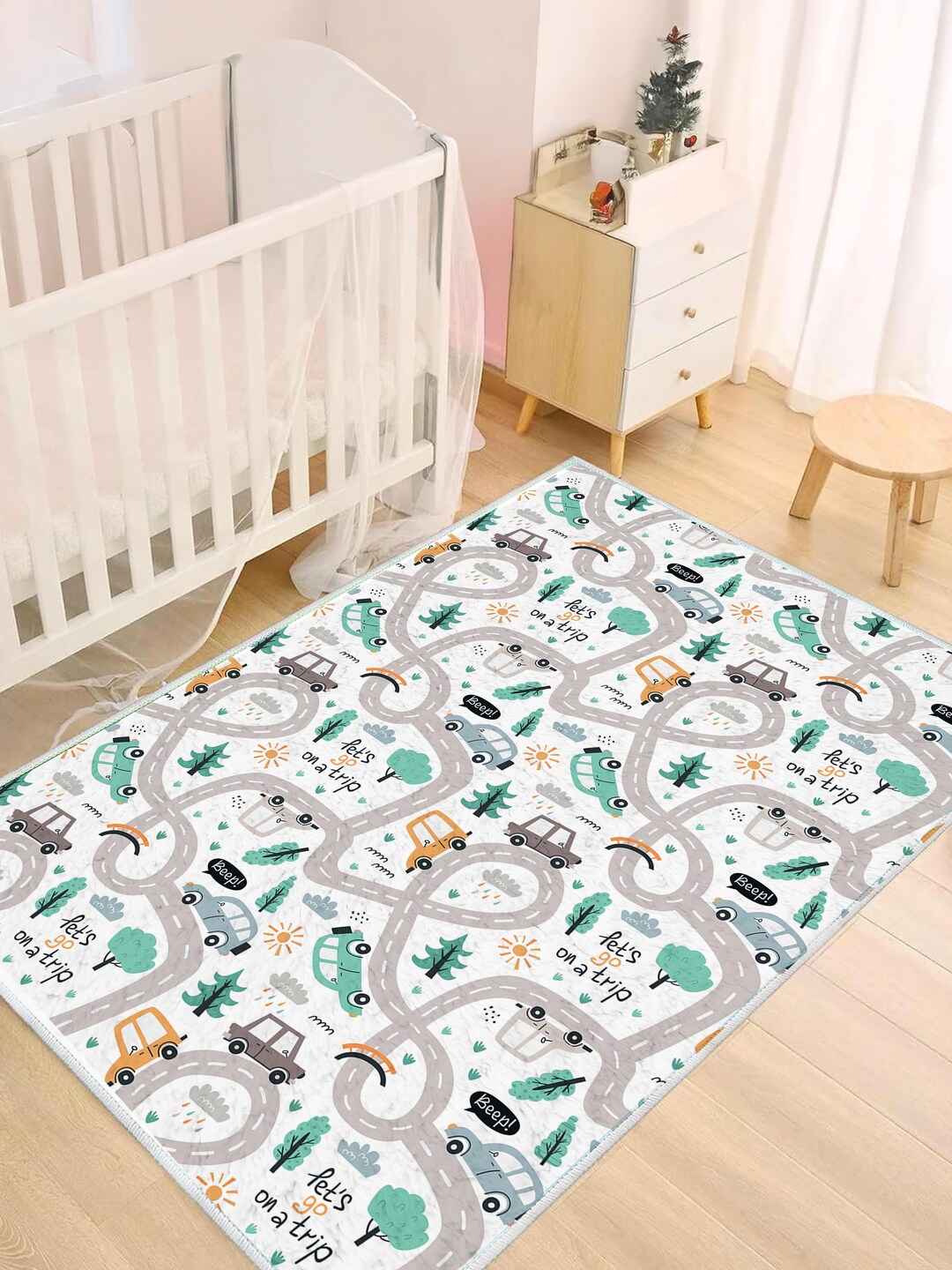 Car Rug Forest Ultimate Kids Car Rug Roads, Trees & More Ultra-thin 0.8mm 0.03in ...