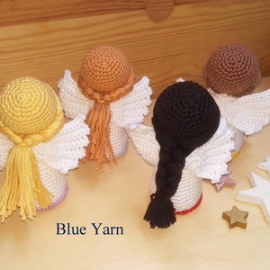 PATTERN Eng/Hun/Esp/Fr Christmas Angel Crochet Pattern, Amigurumi Angel Pattern image 7