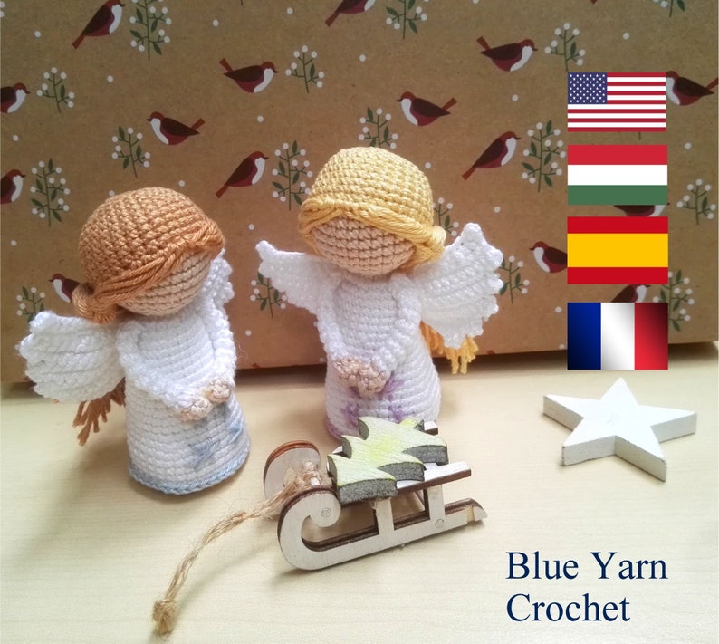 Christmas Angel Crochet Pattern Amigurmi Doll