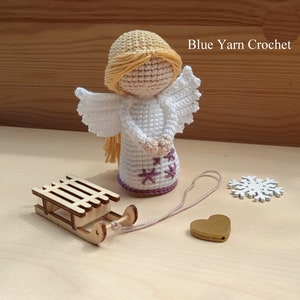 PATTERN Eng/Hun/Esp/Fr Christmas Angel Crochet Pattern, Amigurumi Angel Pattern image 10