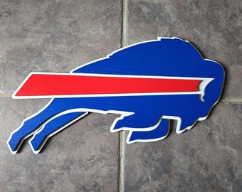 Buffalo Bills Wood Wall Decor | Laser Cut Football Art