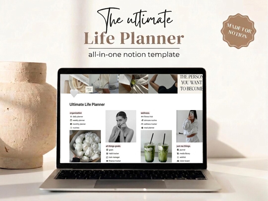 The Ultimate Notion Life Planner 2026 Template, All in One Notion Life ...