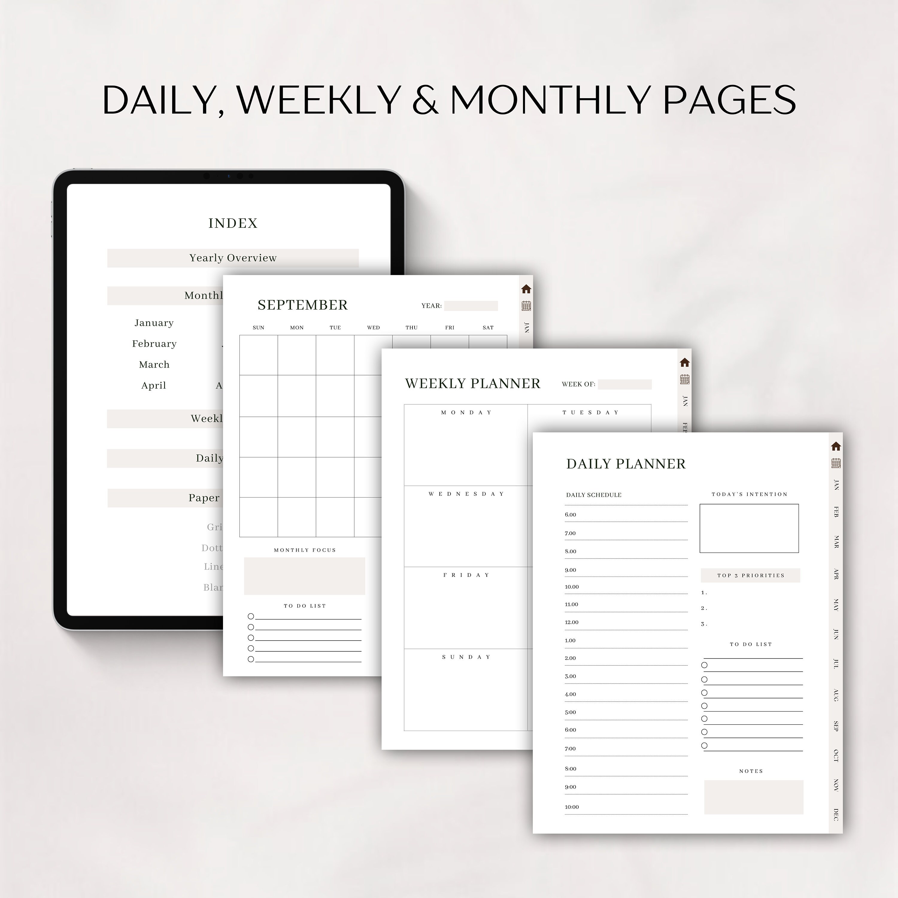 PLR Resell Digital Planner, Canva Template, Commercial Use Editable ...