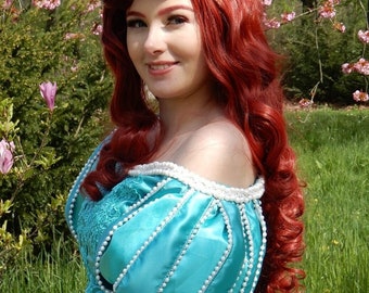 Ariel the Little Mermaid inspired commission wig