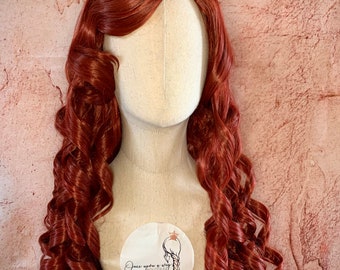 Adrienne base wig Ariel inspired