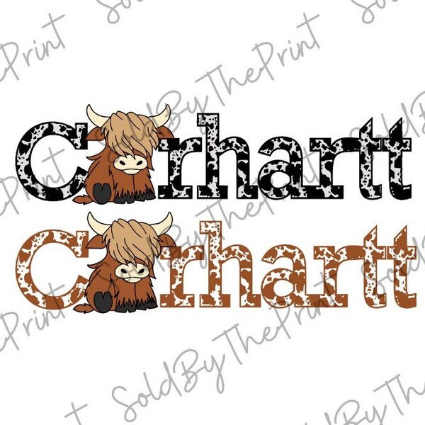 Carhartt Cows Digital Download I SVG File I PNG File I Digital Download I Carhartt digital download I Download I SVG I Carhartt