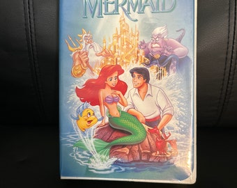 RARE little mermaid banned, cover black diamond, VHS