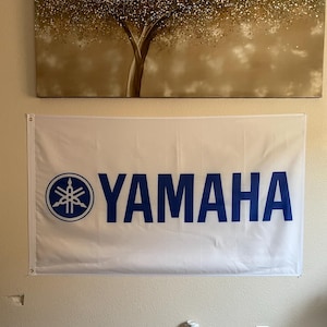 Yamaha Motorcycles Flag 3x5 FT – R1, R6, MT-07, MT-09 Biker Banner for Garage, Man Cave & Shop – Premium Quality – Free Shipping