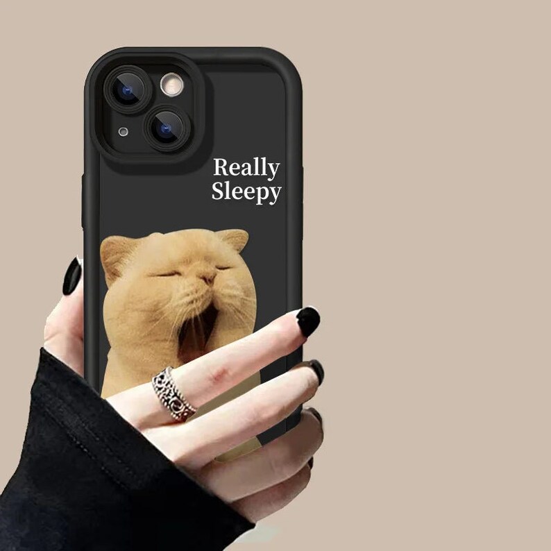 Cartoon Cat Phone Case iPhone 15 14 13 12 11 Pro Pro Max Etsy Canada