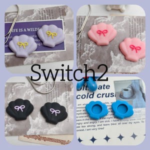 Switch 2 Thumb Grip Caps, Star Apple Shell Design, Silicone Joystick Covers, Gaming Accessories