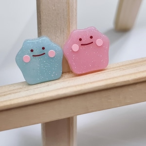 Cute Star Thumb Grips for Nintendo Switch, Joystick Caps with D-Pad Option, Kawaii Pastel Silicone Controller Covers