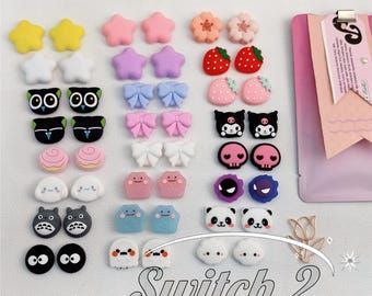 Silicone Thumb Grips for Switch 2 | Kawaii Joystick Caps