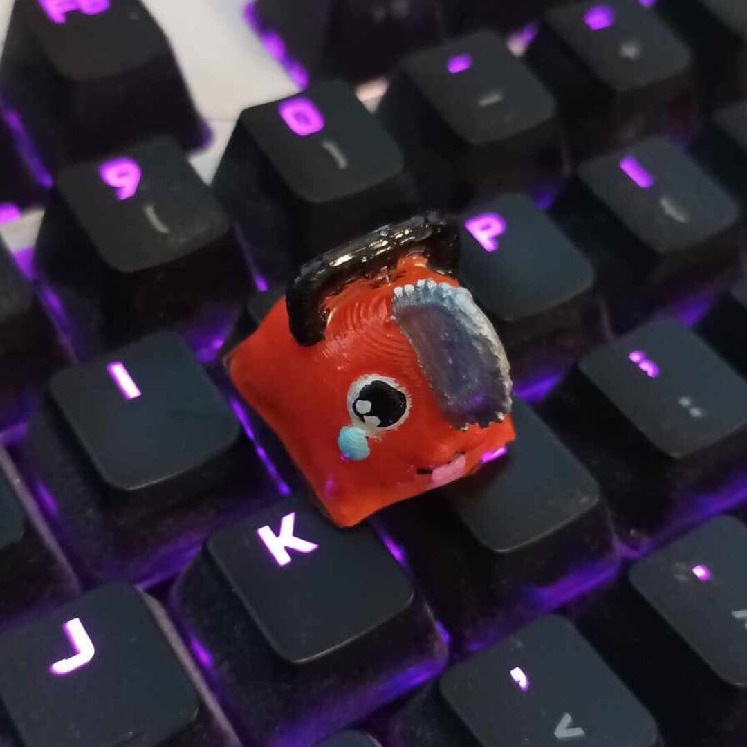 Pochita Keycap Custom Chainsaw Man Keycap Artisan Keycap Etsy
