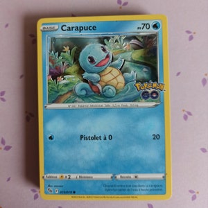Carte Pokemon Personnalisé Carapuce/Squirtle 3d