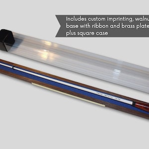 Personalized Music Conducting Baton: Handcrafted Walnut Base & Case
