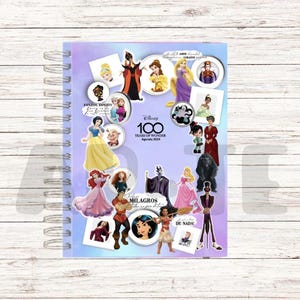 Agenda 2025 Villanas y Princesas, Archivo PDF listo para imprimir a media carta