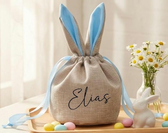 Osterkörbchen | Ostersäckchen personalisiert | Osterkorb Personalisiert | Osternest mit Namen | Geschenk Ostern für Kinder | Ostertasche |