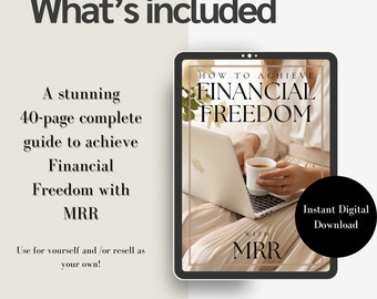 How to Achieve Financial Freedom, 40 page, MRR PLR