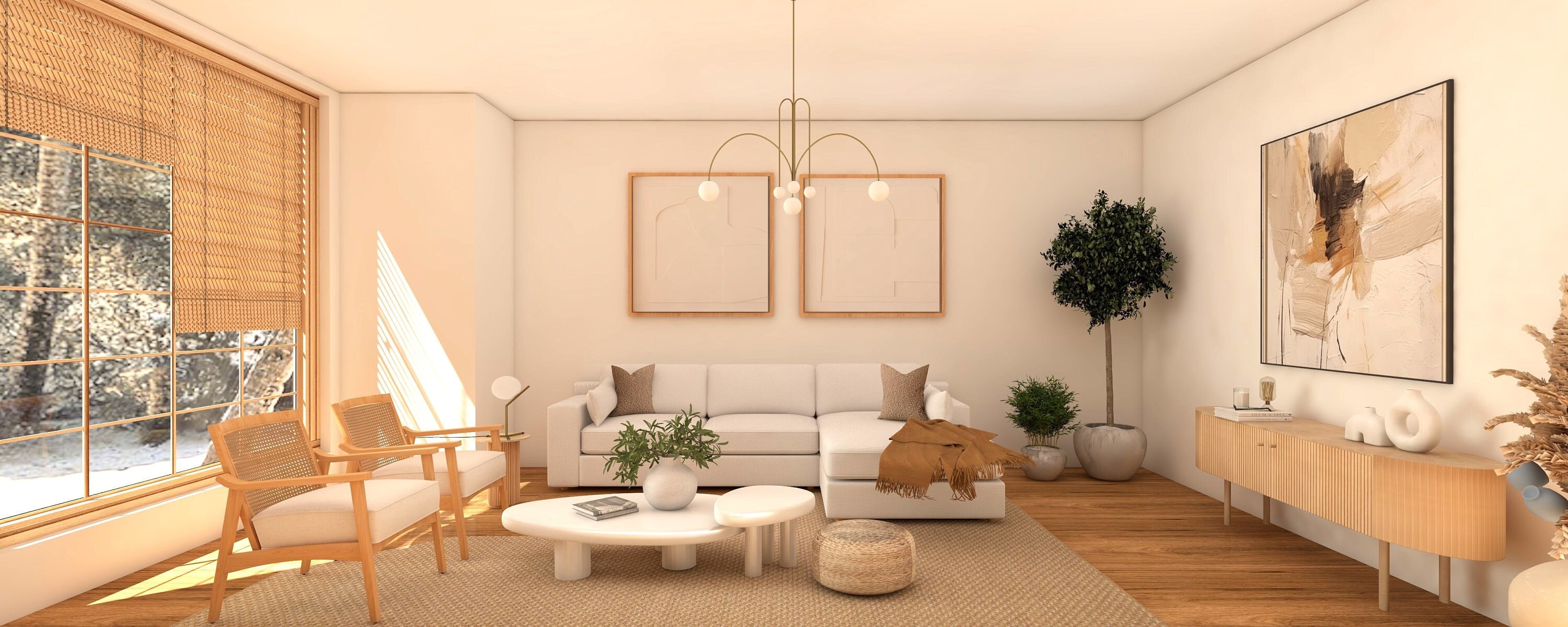 Online Living Room Interior Design Package Shopping List.sample Board