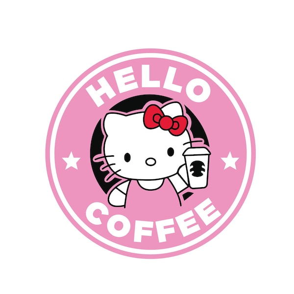 kitty coffee svg, kitten svg, kitten design for coffee SVG