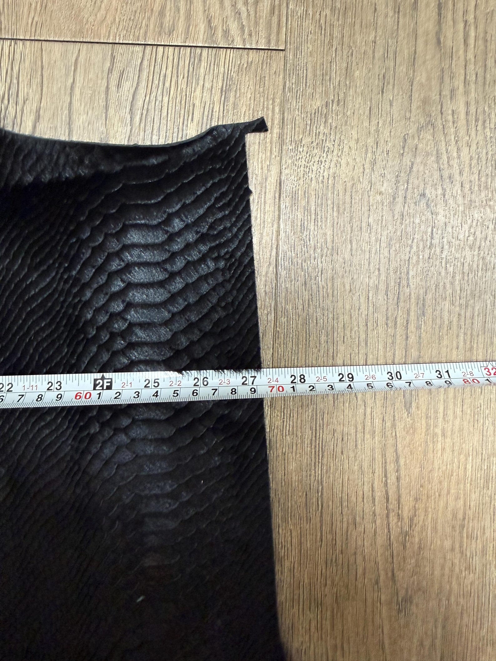 4.8 Sqft Black Python Print Embossed Baby Calf Hair - Etsy