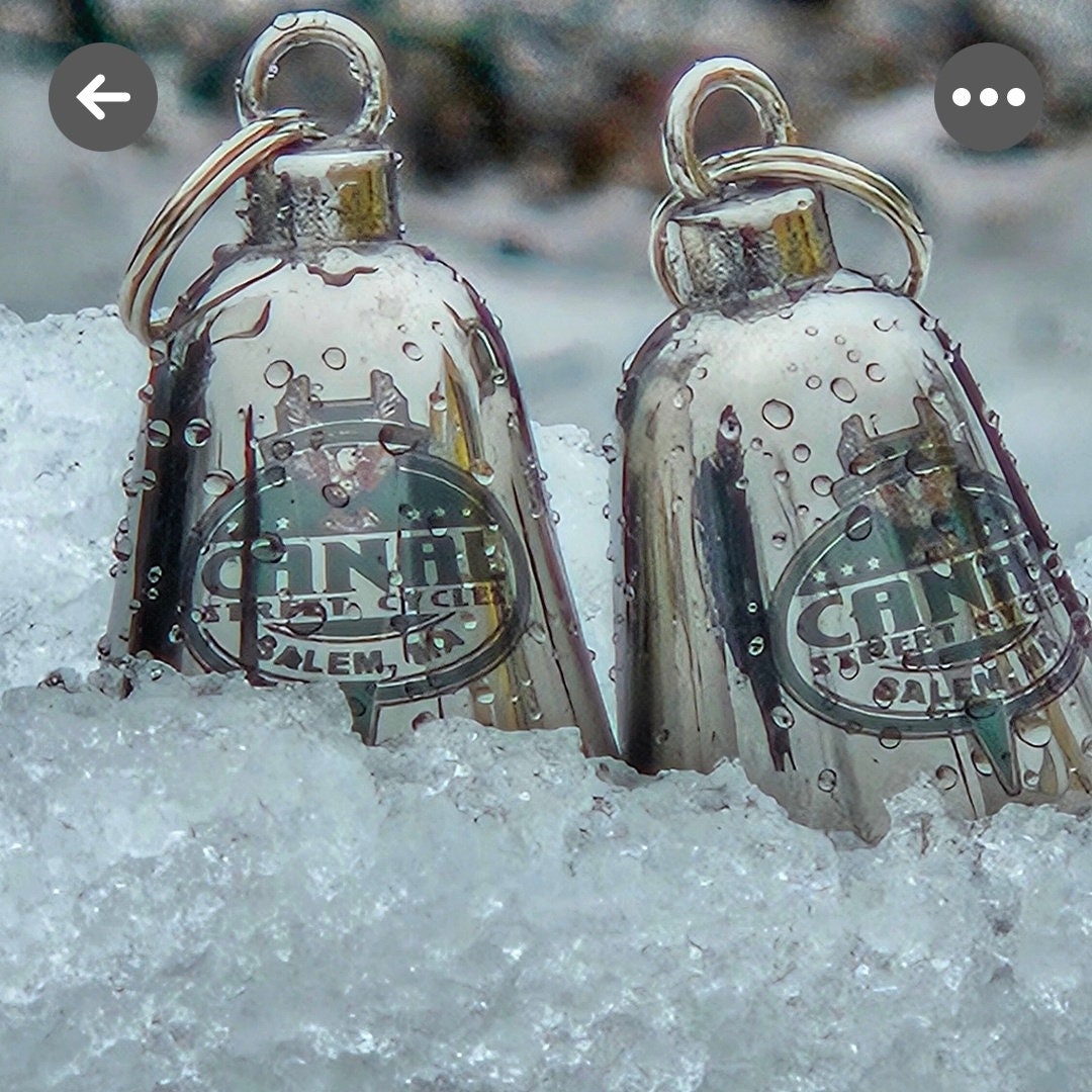 Custom engraved 2024 motorcycle guardian bell