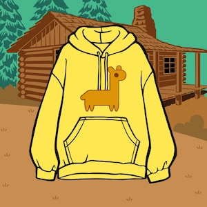 Llama Mabel Sweater | Cozy Knit Sweater | Star Sweater | Cartoon Cosplay Pullover | Mabel Pines Costume | Unisex Gravity Falls Sweater
