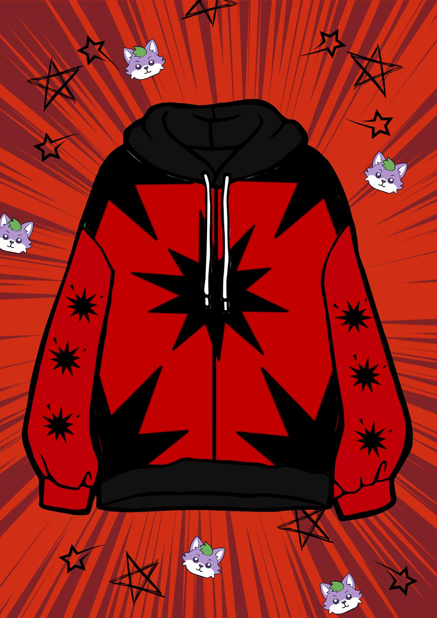 Roxanne Wolf Zip up Hoodie - Etsy