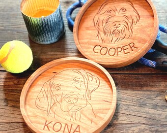 Vassoio Catch All per cani personalizzabile con il nome del cane