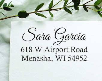 Personalized Return Address Stamp: Custom Family Name, Self-Inking