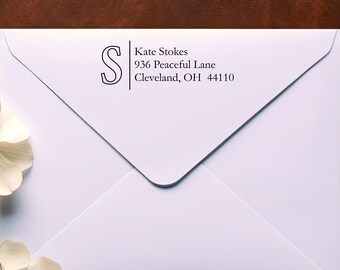 Personalized Return Address Stamp: Custom Family Name, Self-Inking