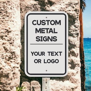 Custom Metal Signs For Man Cave Personalized Bar Signs for Safety Parking Lot Sign Decor