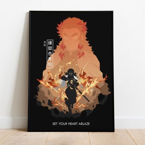 Demon Slayer Hashira Manga Poster Japan Anime Art Picture Wall Print 24x36  inch