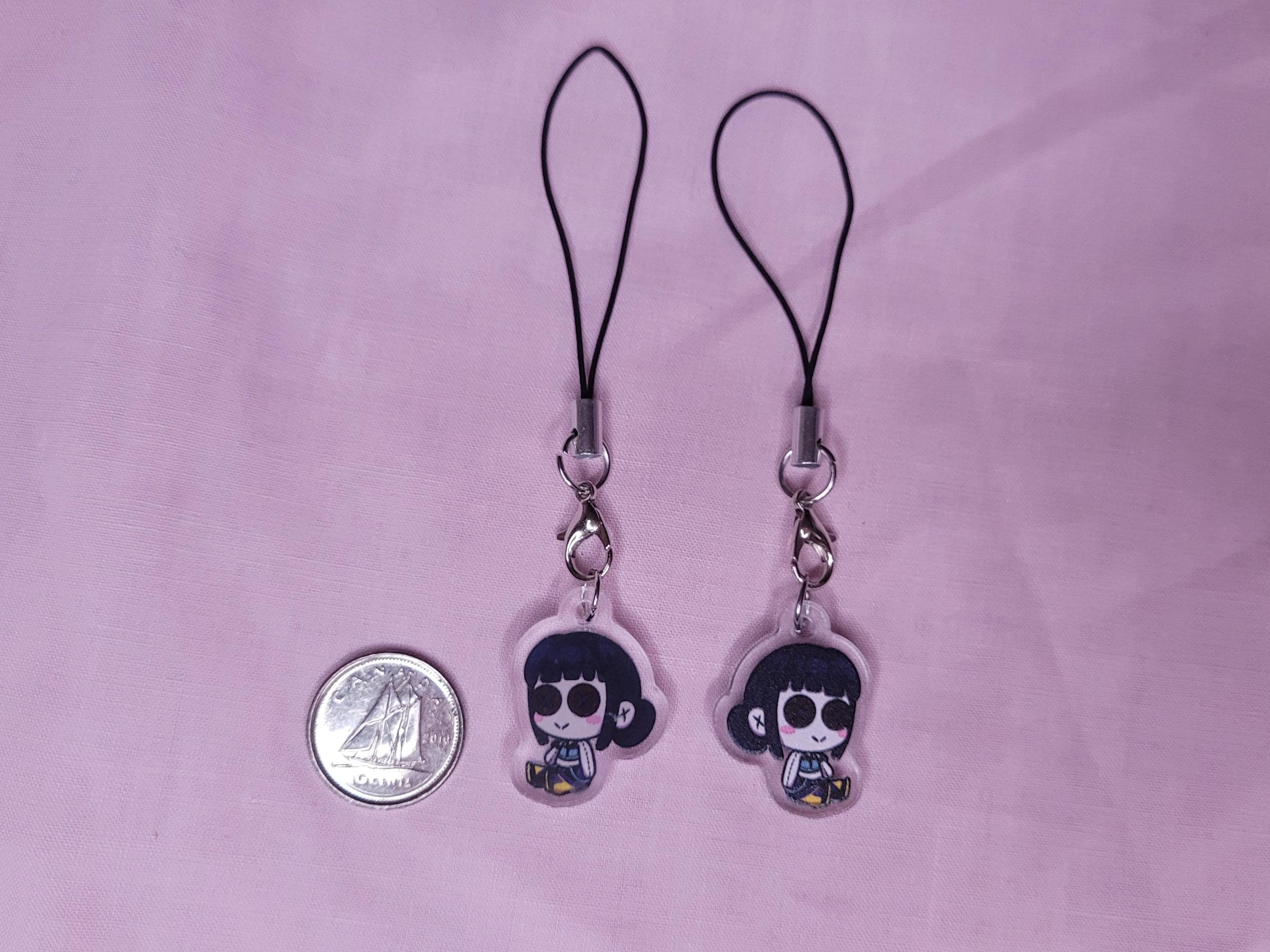 Demon Hunters Sleutelhanger Set 8 Stuks - Anime Figuur Hangers Voor Rugzak En Tas