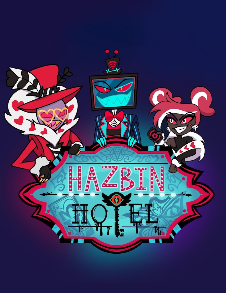 The Vees | Hazbin Hotel Season 2 Art Print - Etsy