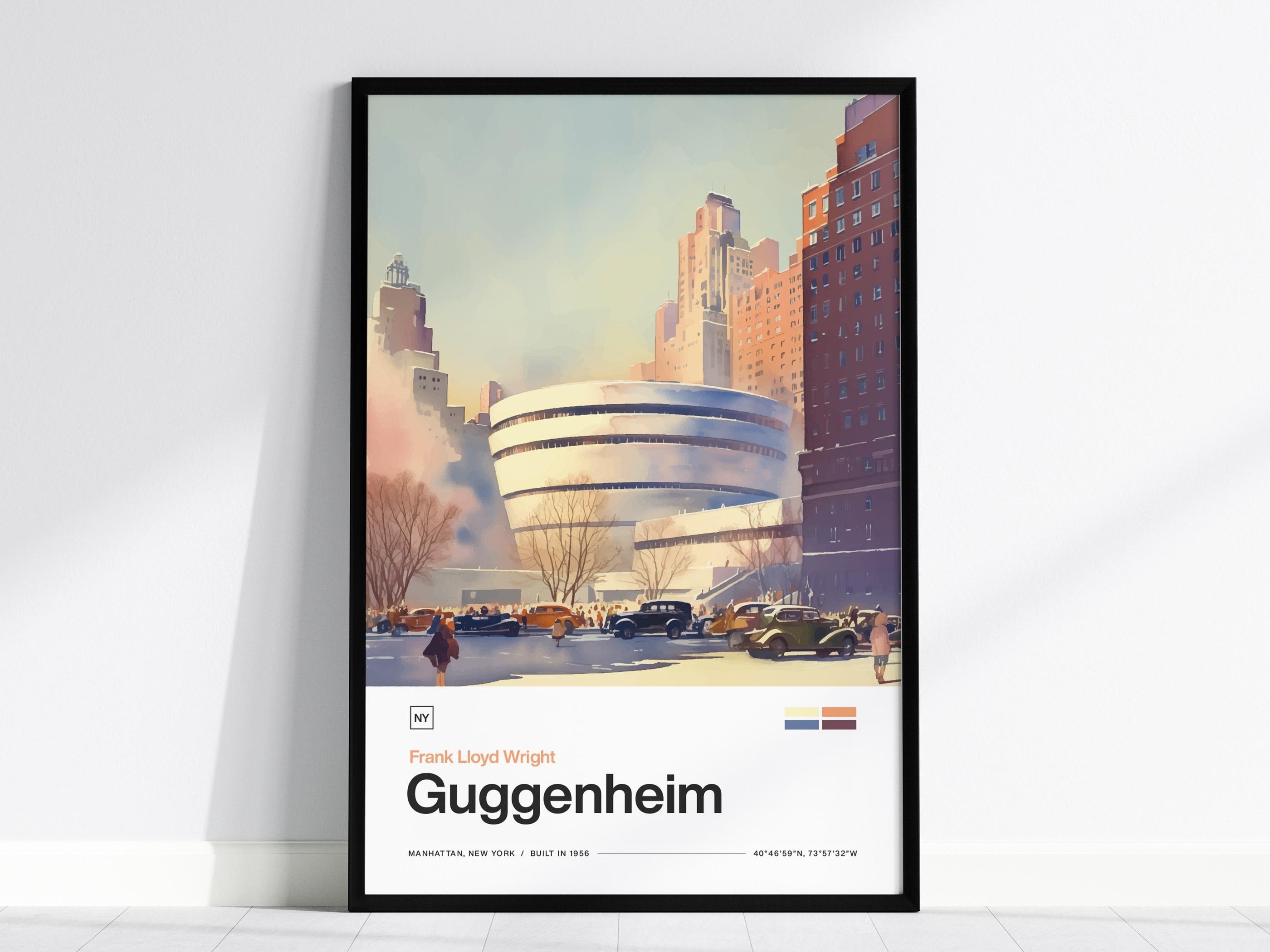 New Yorker Guggenheim - Etsy