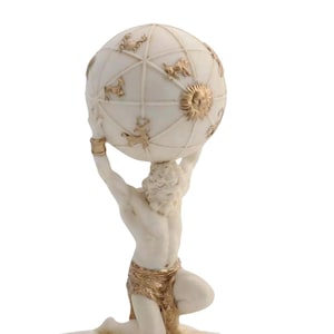 Atlas Titan Mini Standbeeld Griekse God Sculptuur
