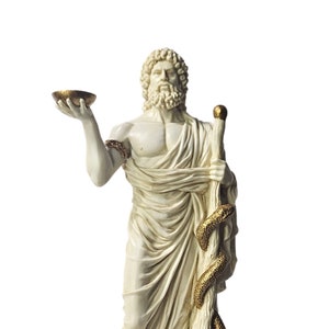 Asclepius Greek God of Medicine Statue
