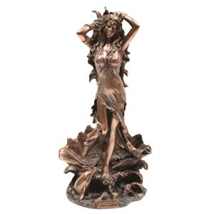 Posąg bogini Afrodyty Brązowa rzeźba 29 cm Mitologia starożytnej grecko-rzymskiej