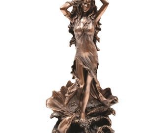 Statue Aphrodite Déesse Sculpture en bronze 29 cm Mythologie gréco-romaine antique