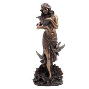 Posąg bogini Afrodyty Brązowa rzeźba 28 cm Mitologia starożytnej grecko-rzymskiej