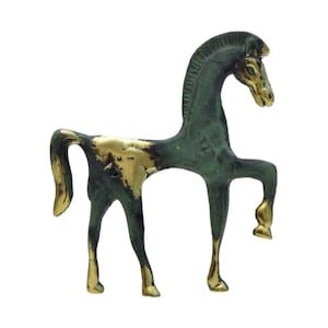 Galloping Horse Statue Greek Bronze Figurine Sculpture