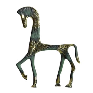 Dancing Horse Statue Real Bronze Figurine Sculpture