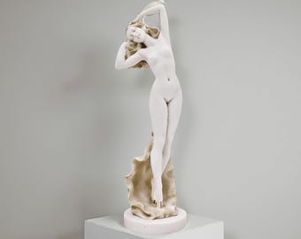 Estatua de Afrodita Diosa de la Belleza Escultura Griega Acabado de Museo de Alabastro 32 cm - 12,60 in